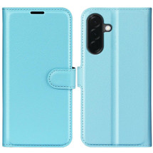 For Samsung Galaxy A37 5G Case | Lychee Texture PU Leather Wallet Cover, Blue | iCoverLover Australia