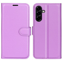 For Samsung Galaxy A57 5G Case | Litchi Texture PU Leather Wallet Cover, Purple | iCoverLover Australia