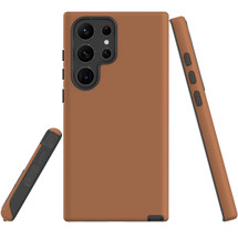 Samsung Galaxy S23 Ultra Wallet Case - Brown | iCoverLover