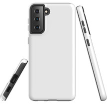 Samsung Galaxy S21 FE Slim Protective Case - White | iCoverLover