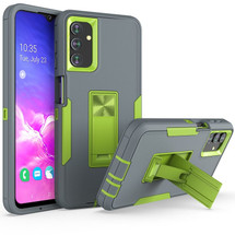 Armor Case for Samsung Galaxy A13 5G - Dark Grey + Green | iCoverLover