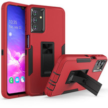 Armor Case for Samsung Galaxy A13 5G - Red + Black | iCoverLover