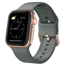 Olive Silicone Strap for Apple Watch Series 9 45-mm | iCoverLover