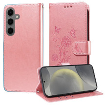 Samsung Galaxy S25 Wallet Case - Rose Gold | iCoverLover