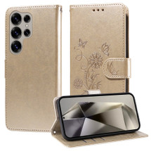 Samsung Galaxy S25 Ultra Wallet Case - Gold | iCoverLover