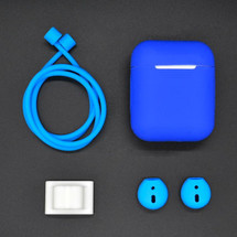 Dark Blue Protective Case for Apple AirPods 2nd Gen | iCoverLover