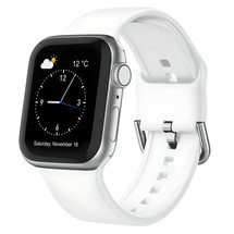 White Watch Strap for Apple Watch SE (3rd Gen) 40-mm | iCoverLover