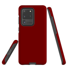 Samsung Galaxy S20 Ultra Armor Case - Maroon Red | iCoverLover