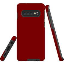 Armor Case for Samsung Galaxy S10 in Maroon Red | iCoverLover