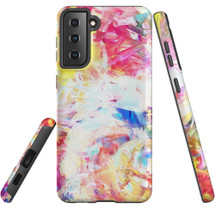 Samsung Galaxy S21 FE Back Cover Case - Multicolour | iCoverLover