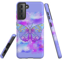 Samsung Galaxy S21 FE Slim Back Cover Case - Multicolour | iCoverLover