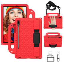 Red Rugged Armor Case for Samsung Galaxy Tab S7 (2020) | iCoverLover