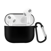 Black Protective Case for Apple AirPods 3rd Gen | iCoverLover