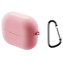 For Samsung Galaxy Buds 3 Case, Protective Silicone Cover, Carabiner Hook, Pink | iCoverLover.com.au
