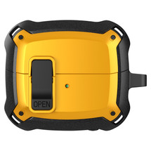 For Samsung Galaxy Buds 3 Pro Case, Switch & Hook Protective Armour Cover, Black Yellow | iCoverLover.com.au
