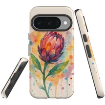 For Google Pixel 11 Case, Tough Protective Cover, Watercolour Flower | iCoverLover Australia