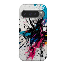 For Google Pixel 11 Pro Case, Tough Protective Cover, Dark Splatter | iCoverLover Australia