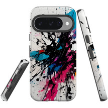 For Google Pixel 11 Case, Tough Protective Cover, Dark Splatter | iCoverLover Australia