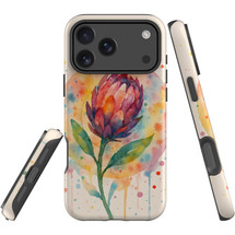 For Apple iPhone 18 Pro Max Case, MagSafe Compatible Protective Cover, Watercolour Flower | iCoverLover Australia