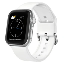 White Watch Strap for Apple Watch Series 12 46-mm | iCoverLover