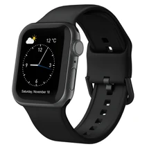 Black Watch Strap for Apple Watch Series 12 46-mm | iCoverLover