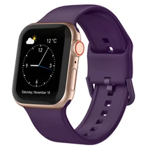 Dark Purple Watch Strap for Apple Watch Series 12 46-mm | iCoverLover