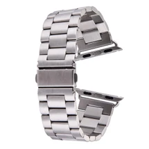 Silver Stainless Steel Strap for Apple Watch Series 12 46-mm | iCoverLover