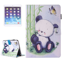 Baby Panda Leather Wallet iPad 2017 9.7-inch Case | Leather iPad 2017 Cases | iPad 2017 Covers | iCoverLover