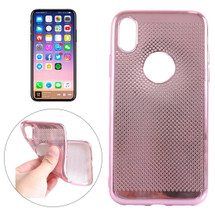 Rose Gold Electroplated Grippy iPhone XS & X Case | Protective iPhone XS & X Cases | Protective iPhone XS & X Covers | iCoverLover