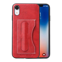iPhone XR Case Red Deluxe Leather Back Shell Cover | Leather iPhone XR Covers | Leather iPhone XR Cases | iCoverLover