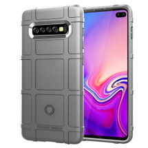 Samsung Galaxy S10 PLUS Case Grey Silicone Back Cover with Shockproof and Antiscratch Features | Protective Samsung Galaxy S10 Plus Covers | Protective Samsung Galaxy S10 Plus Cases | iCoverLover