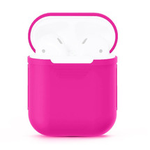 For Apple AirPods 1 & 2 Storage Bag Magenta Silicone Protective Box with Impact-resistant, Scratch-proof and Antiloss | AirPods Accessories | iCoverLover