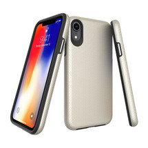 iPhone XR Case Gold Shockproof Armor Protective Cover with Wireless Charging Support | Armor Apple iPhone XR Covers | Armor Apple iPhone XR Cases | iCoverLover