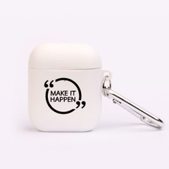 AirPods 1 & 2 Case, Protective TPU Box with Hook, "Make It Happen" | iCoverLover Australia