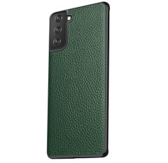 Samsung Galaxy S21 Ultra/S21+ Plus/S21 Case, Genuine Leather Slim Fit Protective Cover, Green | iCoverLover Australia