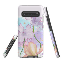 Protective Samsung Galaxy S Series Case, Tough Back Cover, Floral Watercolour | iCoverLover Australia