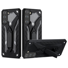 Samsung Galaxy S21 FE Case, Armour Shockproof Cover, Stand, Black | Protective Cases | iCoverLover.com.au
