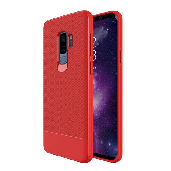 Samsung Galaxy S9 Plus Armour Case, Snap Red