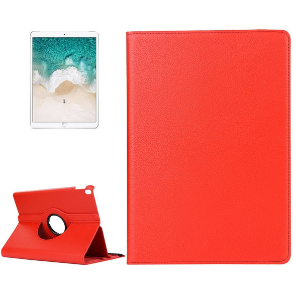 iPad Air 3 (2019) Case Red Lychee Texture 360 Degree Spin PU Leather Folio Case with Precise Cutouts, Built-in Stand | Free Shipping Across Australia