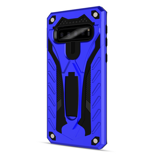 Samsung Galaxy S10+ Plus Case, Armour Strong Shockproof Cover with Kickstand, Blue | Armor Samsung Galaxy S10+ Plus Cases | Armor Samsung Galaxy S10+ Plus Covers | iCoverLover