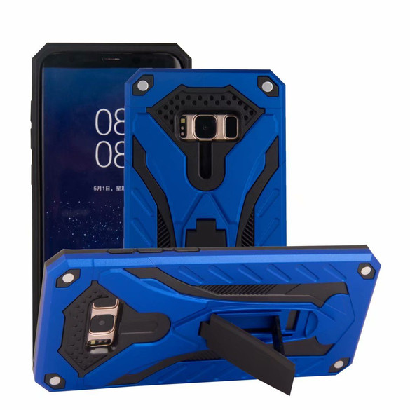 Samsung Galaxy S8 Case, Armour Strong Shockproof Cover with Kickstand, Blue | Armor Samsung Galaxy S8 Cases | Armor Samsung Galaxy S8 Covers | iCoverLover