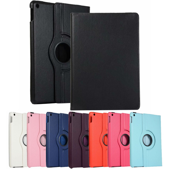 For iPad 10.2in (2021,2020,2019) Case Stand , PU Leather Flip Cover, 360 Rotatable | iCoverLover.com.au