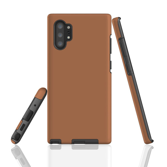 For Samsung Galaxy Note 10+ Plus, Note 9 Case, Protective Tough Cover, Brown | Protective Cases | iCoverLover.com.au