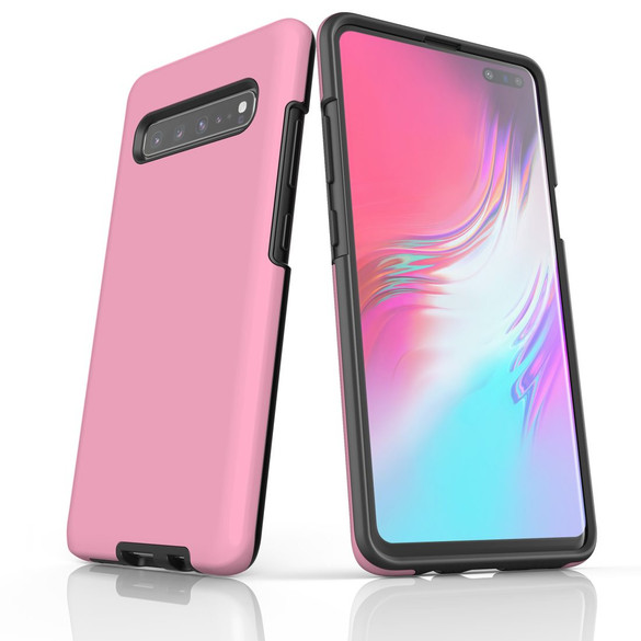 Samsung Galaxy S20 Ultra/S20+/S20,S10 5G/S10+/S10/S10e, S9+/S9, S8+/S8 Case, Armour Tough Protective Cover, Pink