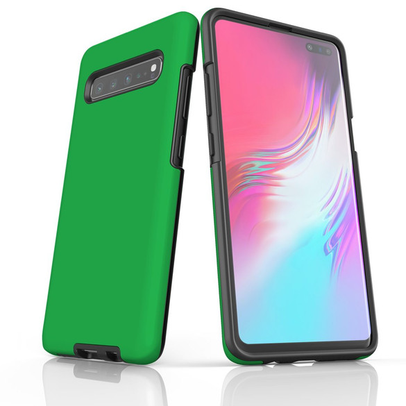 Samsung Galaxy S20 Ultra/S20+/S20,S10 5G/S10+/S10/S10e, S9+/S9, S8+/S8 Case, Armour Tough Protective Cover, Green