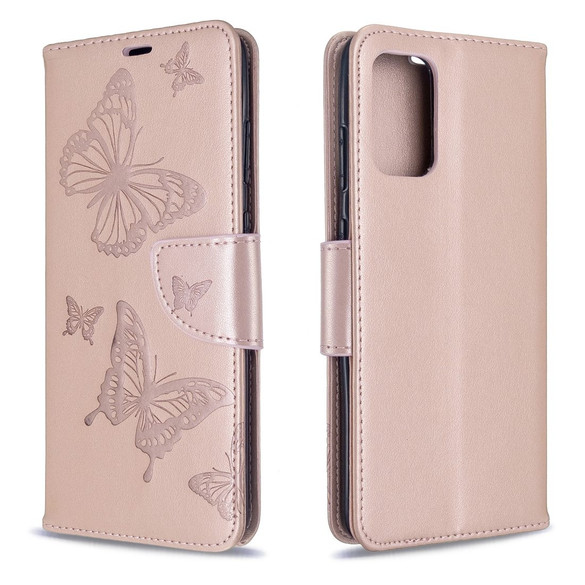 For Samsung Galaxy S20 Ultra Case, Butterflies Pattern PU Leather Wallet Cover with Stand & Lanyard | iCoverLover.com.au