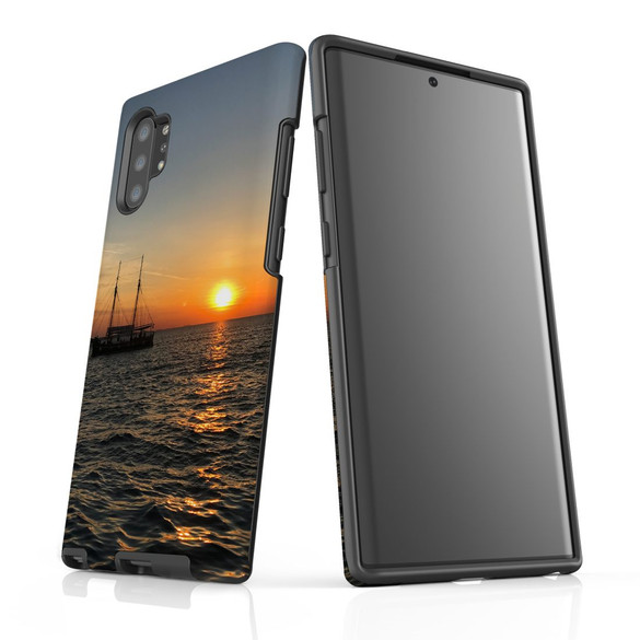 For Samsung Galaxy Note 10+ Plus, Note 9 Case Protective Tough Cover, Sailing Sunset | Protective Cases | iCoverLover.com.au