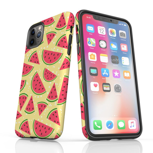 For iPhone 11 Pro Max Protective Case, Watermelon Pattern | iCoverLover Australia