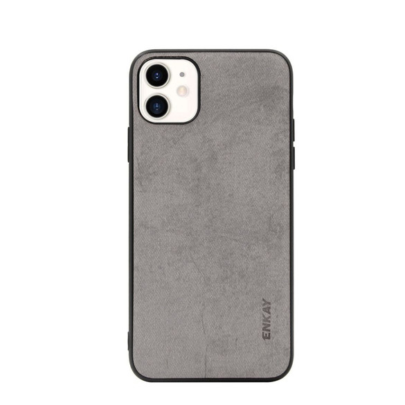 iPhone 11, 11 Pro & 11 Pro Max Case, Fabric Texture Soft Slim Protective Fashionable Cover, Grey | iCoverLover Australia