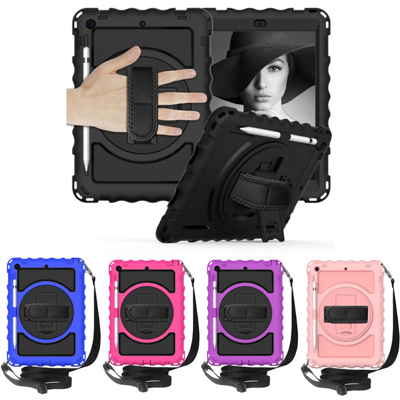 iPad 10.2in (2021,2020,2019) , 360 Rotating Cover, Pencil Holder, Stand, Shoulder & Hand StrapiPad Cases | iCoverLover.com.au